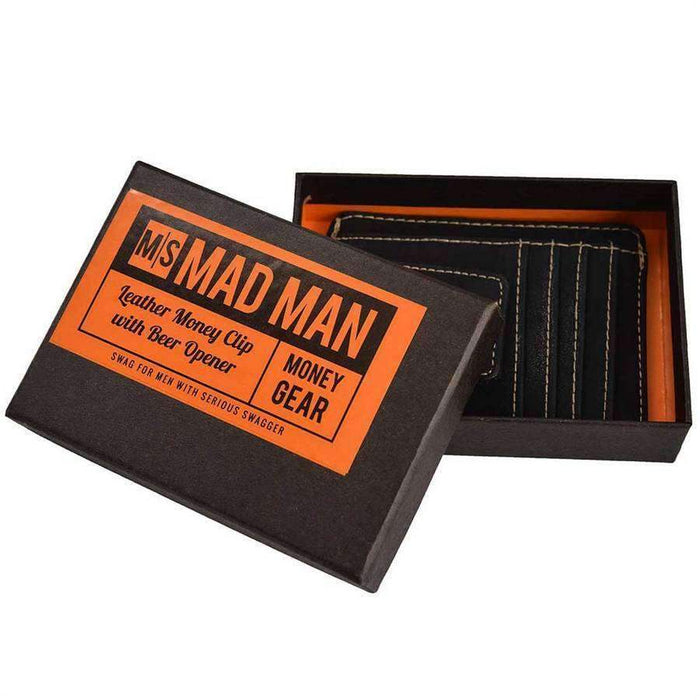 Brown Money Clip w/ Card Slots & Bill Holder