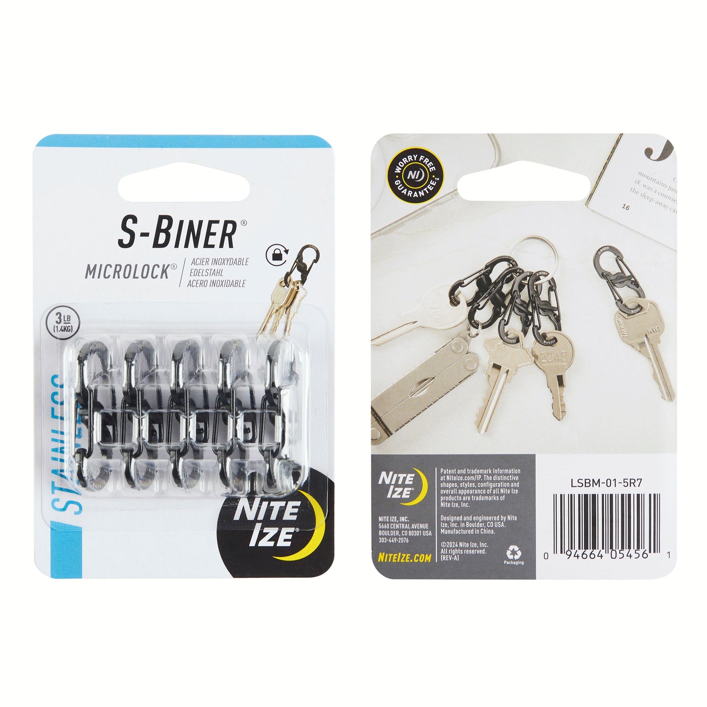 S-Biner® MicroLock® Stainless Steel
