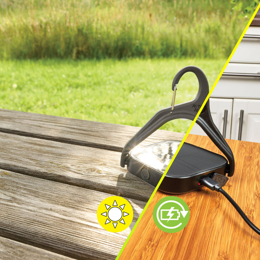 Radiant® Revolve™ Rechargeable + Solar Lantern