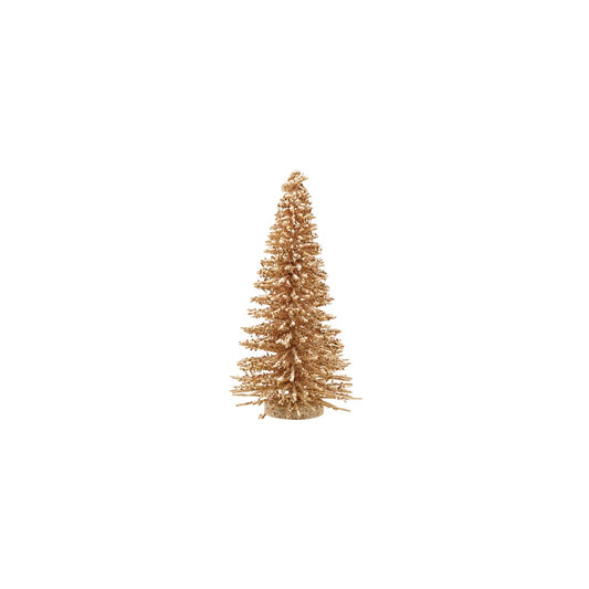 Wood Tree with Iridescent Mica Flakes & Glitter, Natural